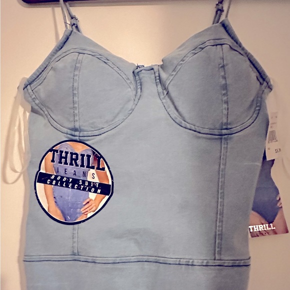 Thrill Denim XL Body suit - NWT - Picture 5 of 6